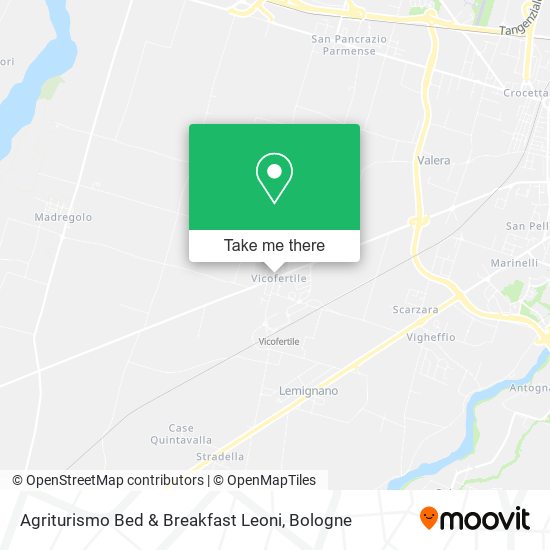 Agriturismo Bed & Breakfast Leoni map