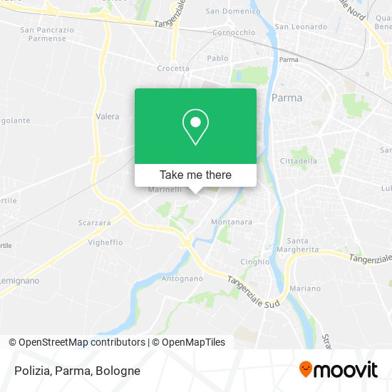 Polizia, Parma map