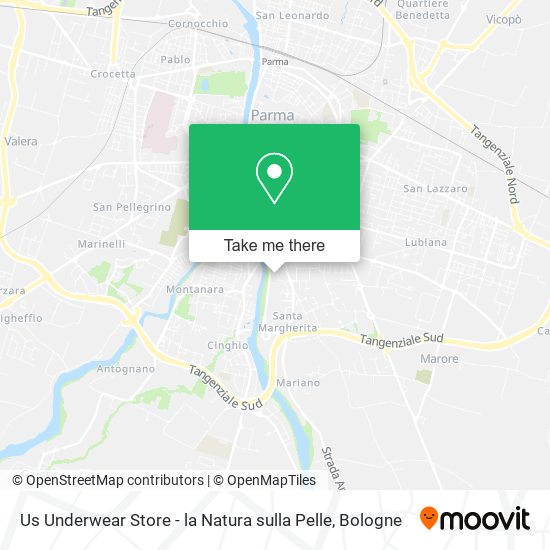 Us Underwear Store - la Natura sulla Pelle map