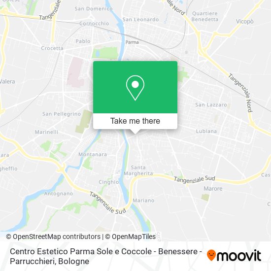 Centro Estetico Parma Sole e Coccole - Benessere - Parrucchieri map