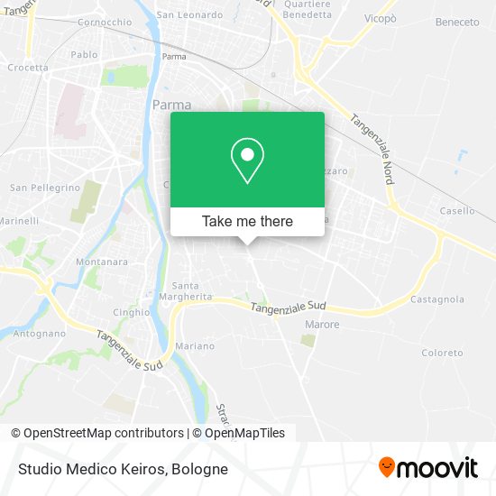 Studio Medico Keiros map