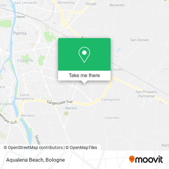 Aqualena Beach map