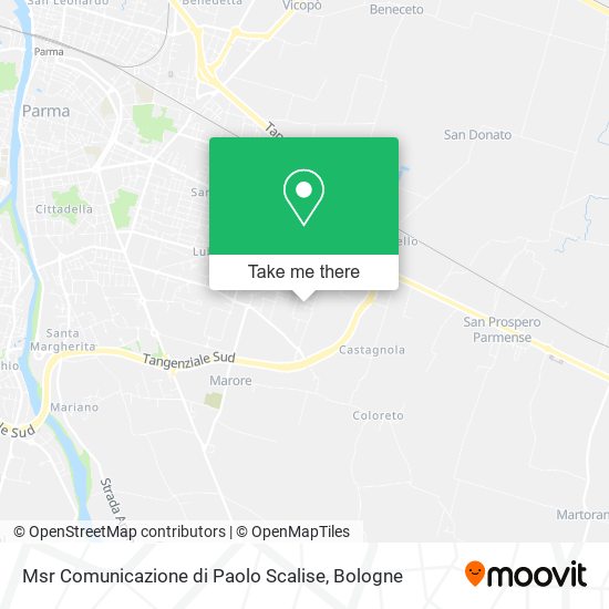 Msr Comunicazione di Paolo Scalise map
