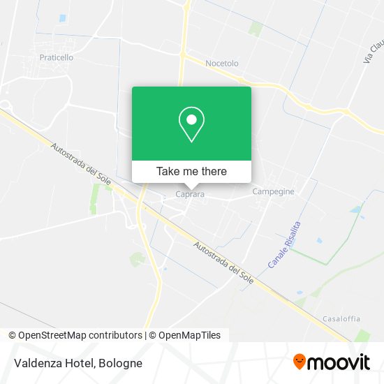 Valdenza Hotel map
