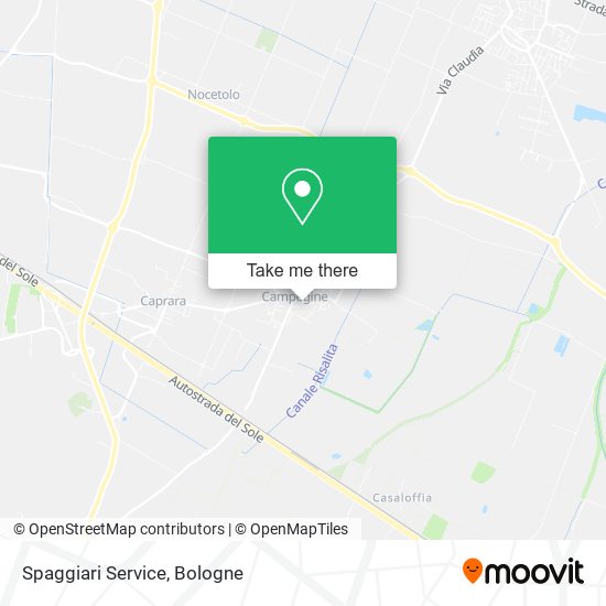 Spaggiari Service map