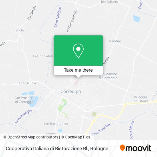 Cooperativa Italiana di Ristorazione Rl. map