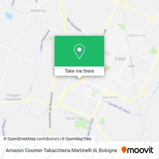 Amazon Counter-Tabaccheria Martinelli di map