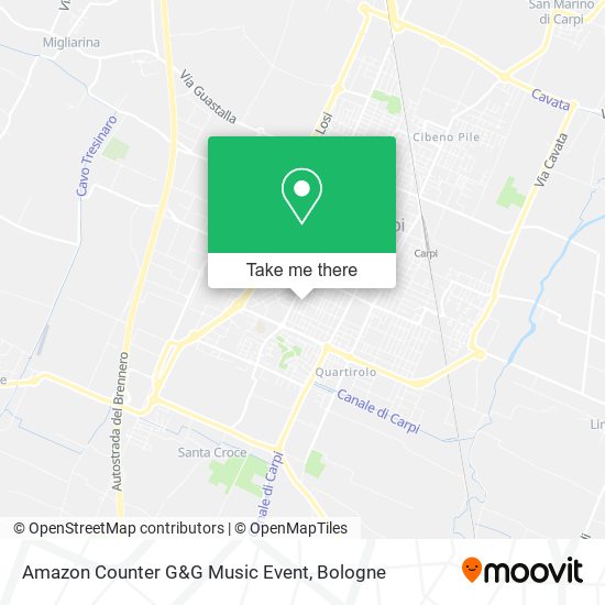 Amazon Counter G&G Music Event map