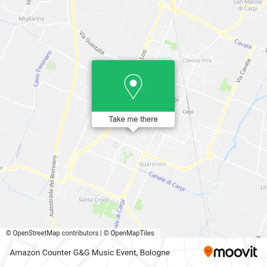 Amazon Counter G&G Music Event map