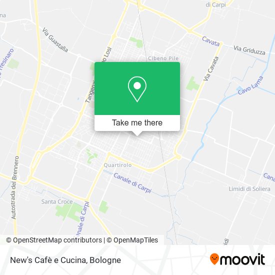 New's Cafè e Cucina map