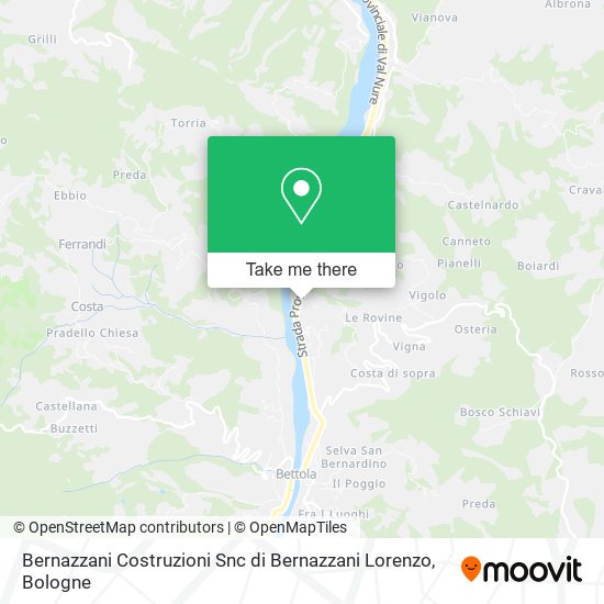 Bernazzani Costruzioni Snc di Bernazzani Lorenzo map