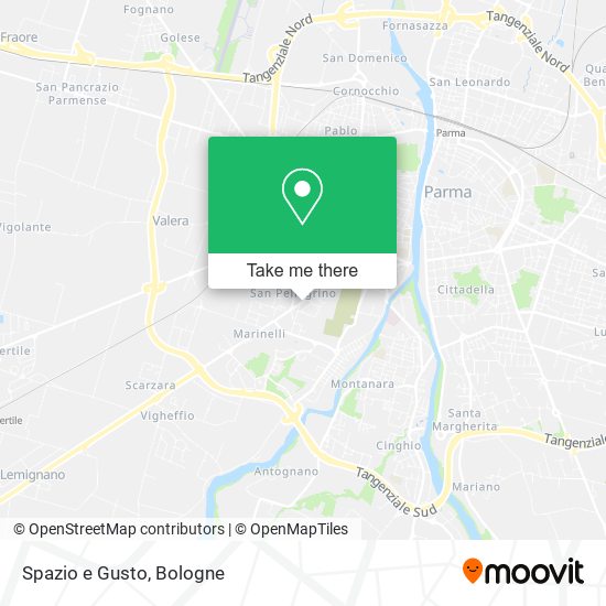 Spazio e Gusto map