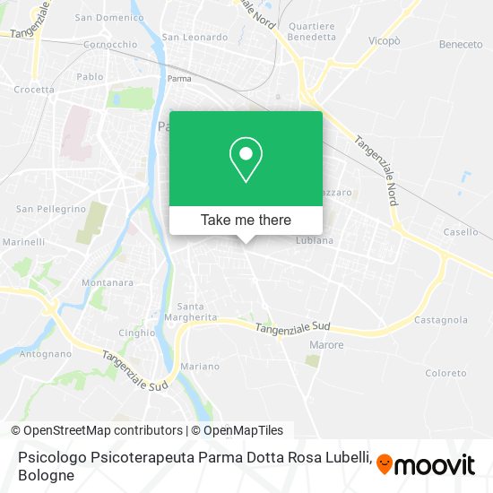 Psicologo Psicoterapeuta Parma Dotta Rosa Lubelli map