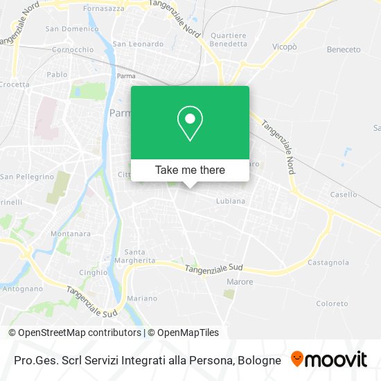 Pro.Ges. Scrl Servizi Integrati alla Persona map
