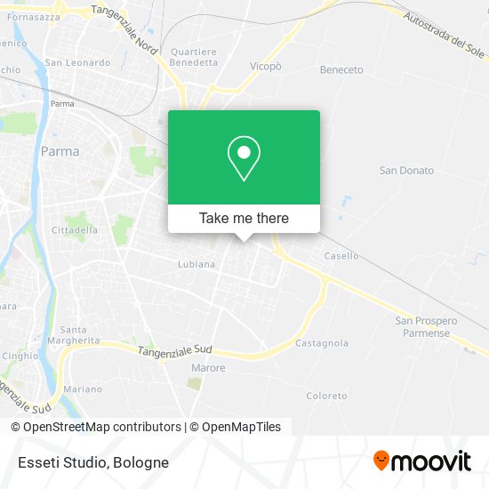 Esseti Studio map