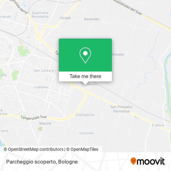 Parcheggio scoperto map