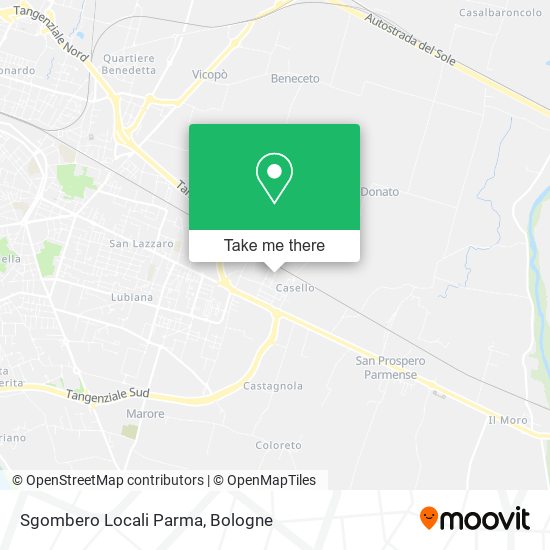 Sgombero Locali Parma map