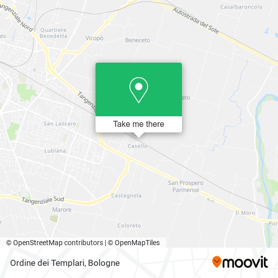 Ordine dei Templari map