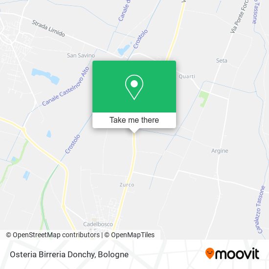 Osteria Birreria Donchy map