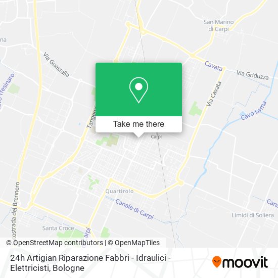 24h Artigian Riparazione Fabbri - Idraulici - Elettricisti map