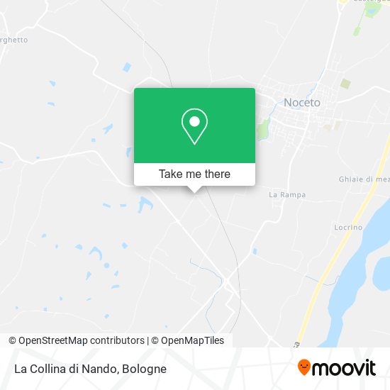 La Collina di Nando map