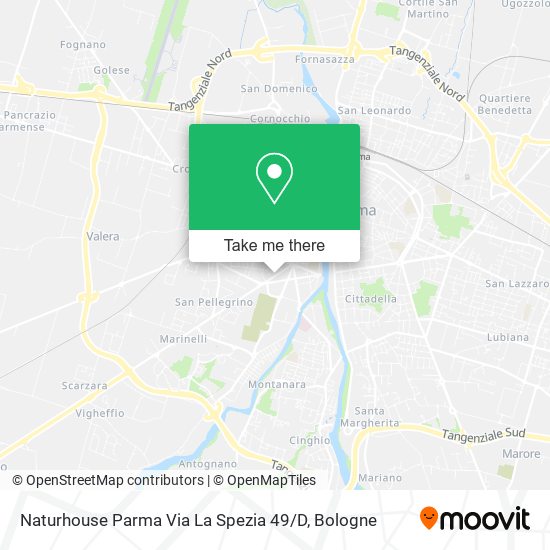 Naturhouse Parma Via La Spezia 49 / D map