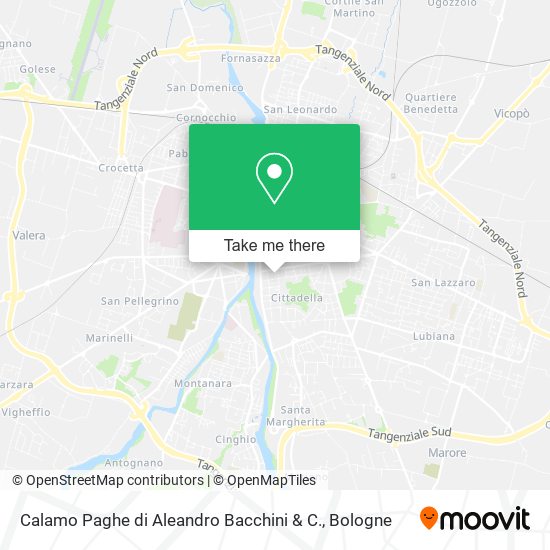 Calamo Paghe di Aleandro Bacchini & C. map