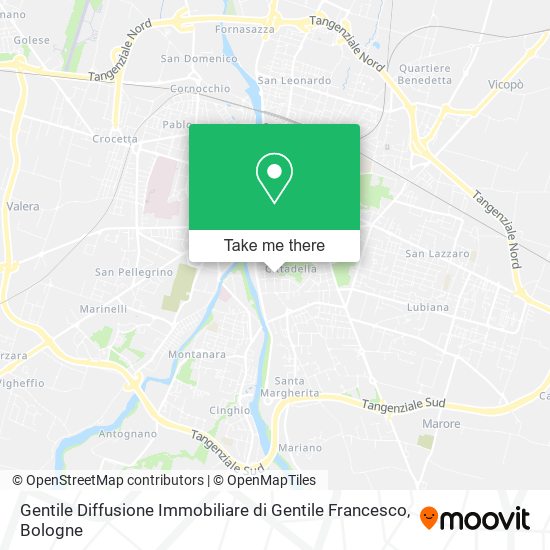 Gentile Diffusione Immobiliare di Gentile Francesco map
