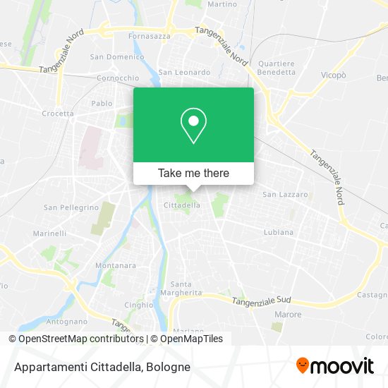 Appartamenti Cittadella map