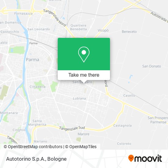 Autotorino S.p.A. map