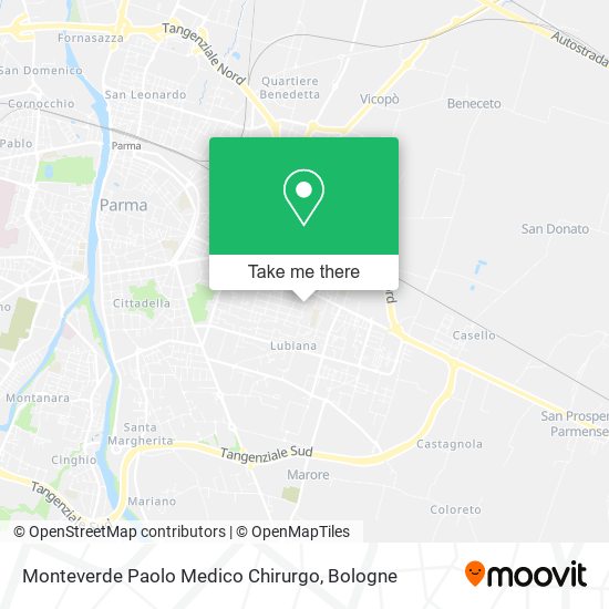 Monteverde Paolo Medico Chirurgo map
