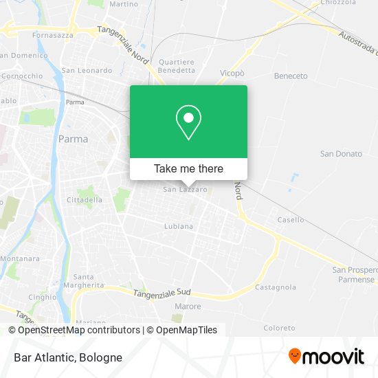 Bar Atlantic map