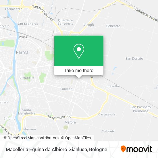 Macelleria Equina da Albiero Gianluca map