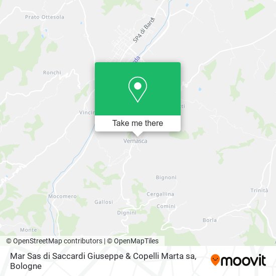 Mar Sas di Saccardi Giuseppe & Copelli Marta sa map