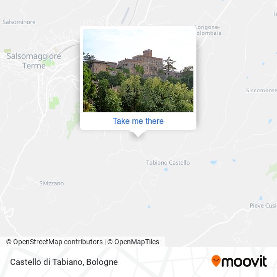 Castello di Tabiano map