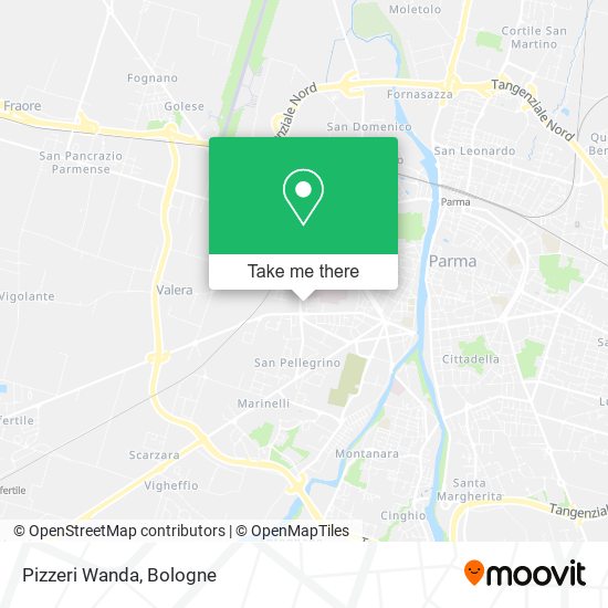 Pizzeri Wanda map