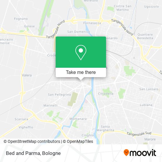 Bed and Parma map
