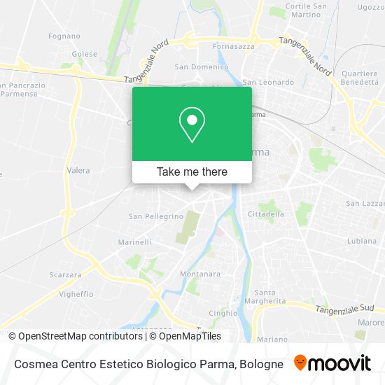 Cosmea Centro Estetico Biologico Parma map