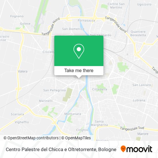 Centro Palestre del Chicca e Oltretorrente map