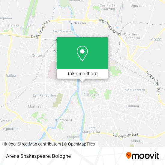 Arena Shakespeare map