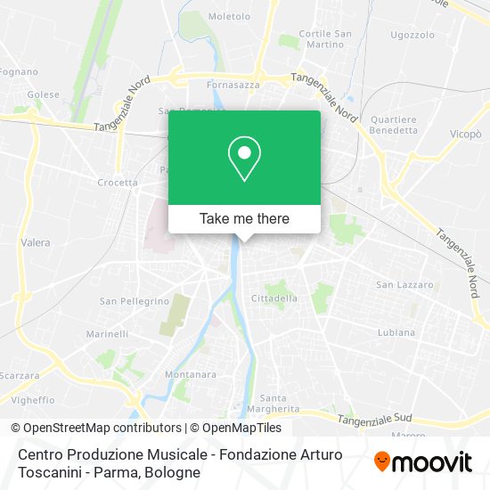 Centro Produzione Musicale - Fondazione Arturo Toscanini - Parma map