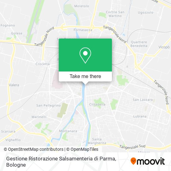 Gestione Ristorazione Salsamenteria di Parma map