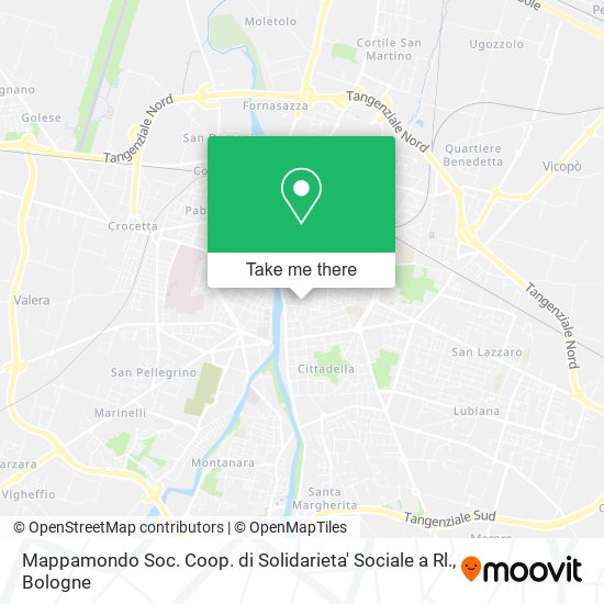 Mappamondo Soc. Coop. di Solidarieta' Sociale a Rl. map