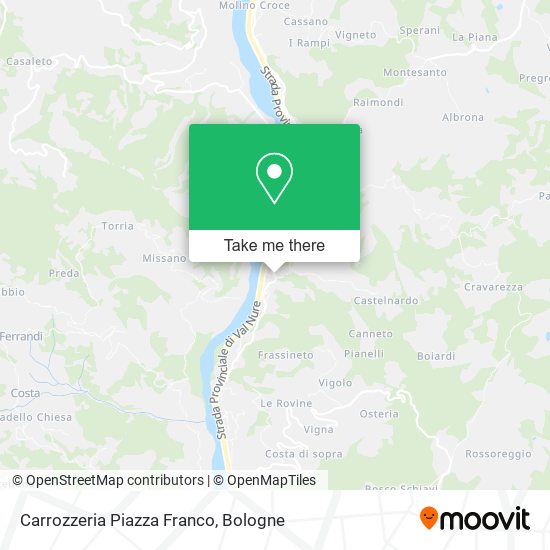 Carrozzeria Piazza Franco map