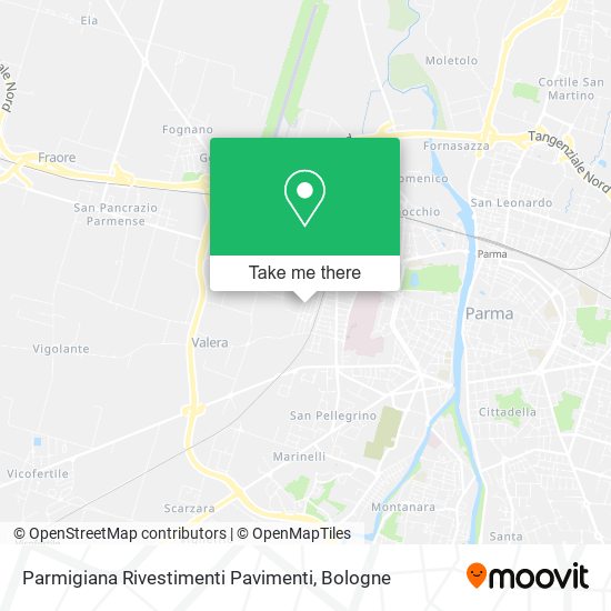 Parmigiana Rivestimenti Pavimenti map