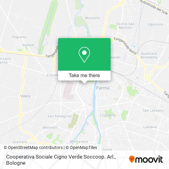 Cooperativa Sociale Cigno Verde Soccoop. Arl. map