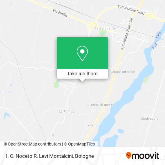 I. C. Noceto R. Levi Montalcini map
