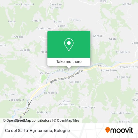 Ca del Sartu' Agriturismo map