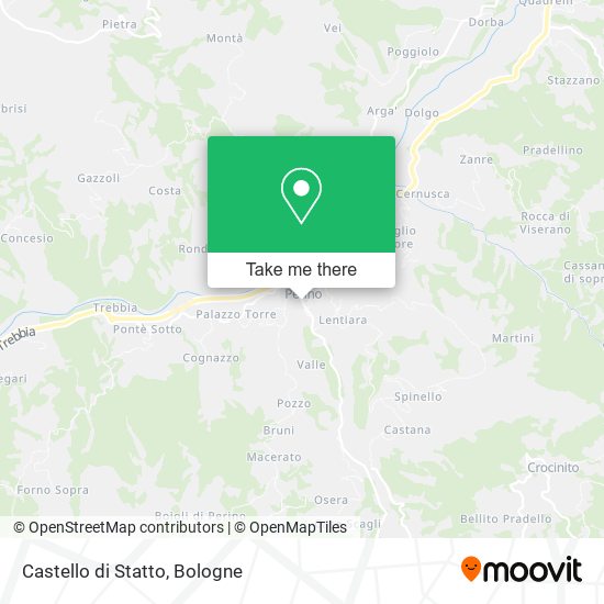 Castello di Statto map