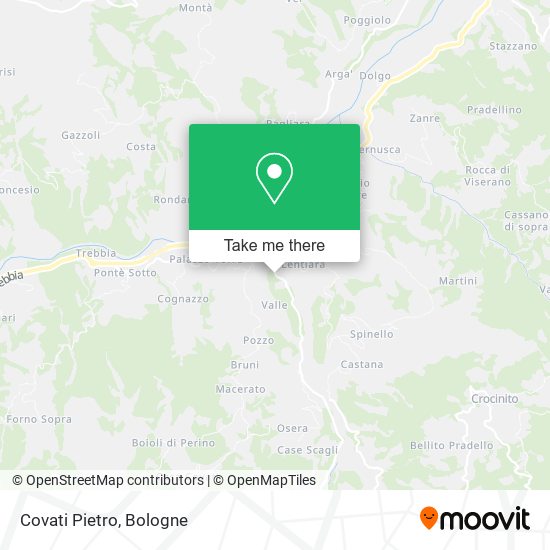 Covati Pietro map